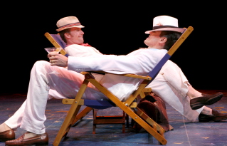 D.B. Bonds and Brent Barrett in Dirty Rotten Scoundrels