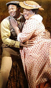 Brandon Victor Dixon and Felicia Fields