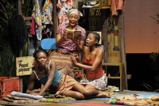 Josephine, Sophie and Salima in Huntington's "Ruined"