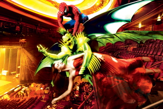 Spider_Man, Green Goblin and Mary Jane